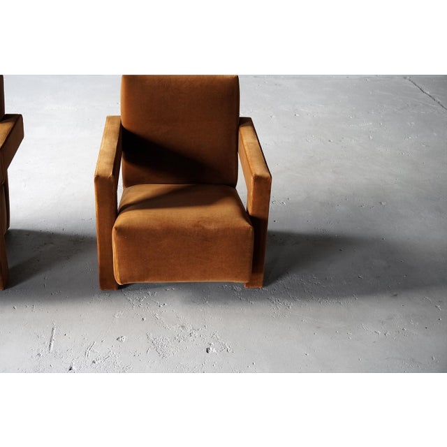 Wood Utrecht 637 Lounge Chairs by Gerrit Rietveld for Cassina, 1990s, Set of 2 For Sale - Image 7 of 10