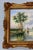 Vintage Dutch School Oil on Board, Canal Scene With Windmill — Ornate Gilt Frame For Sale - Image 4 of 6