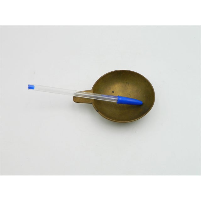 1950s Model 4082 Ashtray in Brass by Carl Auböck for Werkstätte Carl Auböck, Vienna, 1950s For Sale - Image 5 of 11