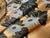 Mid Century Monumental Hand-Painted Fan For Sale - Image 11 of 18