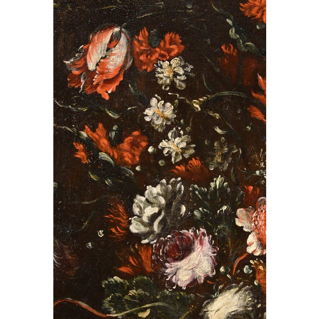 After Francesca Volò Smiller / Vincenzina, Still Life of Flowers, 1680, Oil on Canvas For Sale - Image 4 of 15