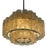 Mid-Century Ice Glass 3-Tier Chandelier with 45 Glass Tubes from Doria Leuchten, 1960s For Sale