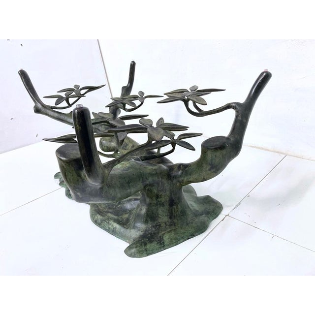 Hollywood Regency Bonsai Coffee Table by Willy Daro, Belgium, 1970s For Sale - Image 9 of 14