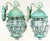Funky Vintage Pair of Solid Brass Verdigris Wall Lanterns - 14”h X 7” W X 8”.5 D For Sale - Image 15 of 17