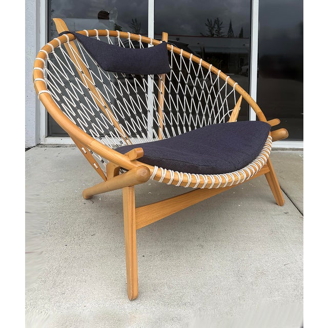 Modern PP130 Teak Circle Chair, Hans J. Wagner, PP Møbler Offered for sale is a modern copy of the iconic PP130 Circle...