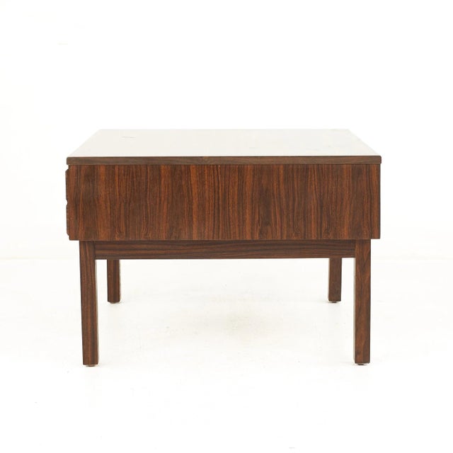 American of Martinsville Mid Century Rosewood End Tables - a Pair For Sale - Image 9 of 13