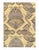 New Modern Transitional Ikat Style Area Rug, The warm ecru and Beige colors and cool slate Gold hues combined with this...