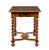 Baroque Antique Hand Carved Walnut Marquetry Table, 1865 For Sale - Image 3 of 11