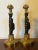 Early 19th Century Antique French Empire Gilt Bronze Candlesticks in the Manner of Thomas Hope 1810- a Pair For Sale - Image 5 of 13