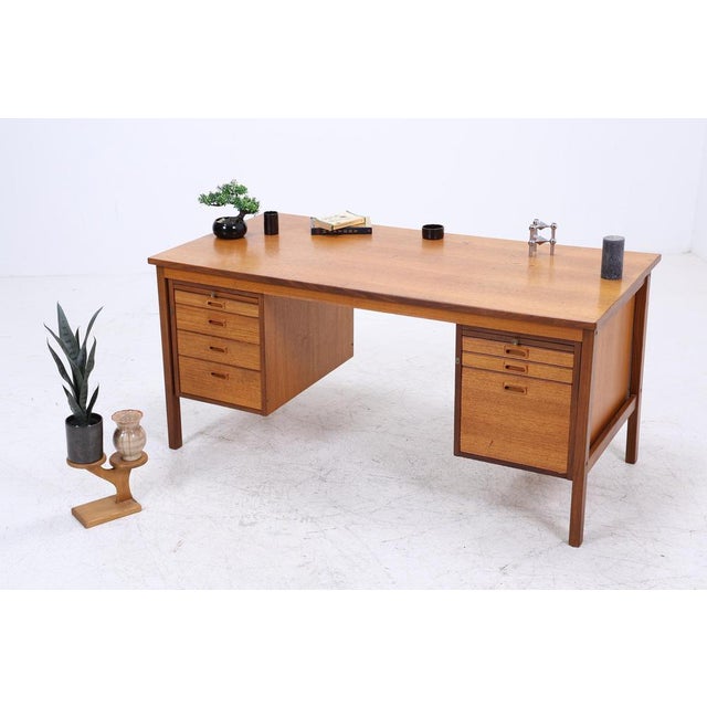 Vintage Desk in Teak, 1960s For Sale - Image 3 of 16