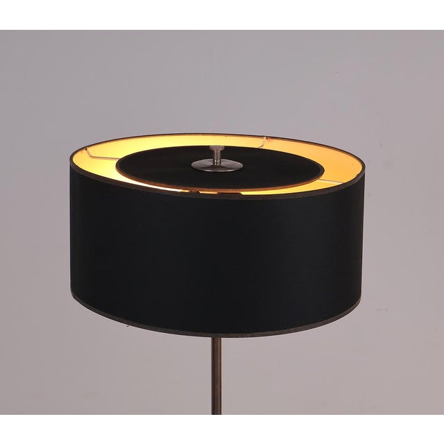 Vintage Metal Floor Lamp with Star Base, 1960s For Sale - Image 6 of 9