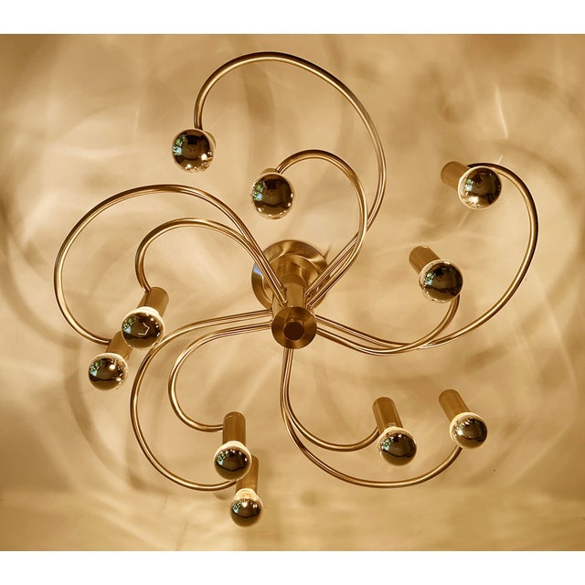 Large Vintage Helix Ceiling Light from Cosack For Sale - Image 4 of 15