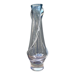 Vintage Boho Blown Glass Bud Vase