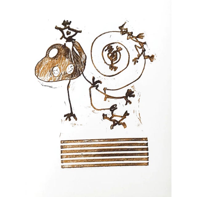 Medium: Original Lithograph Marks: Not signed, not numbered Paper: 13 x 9.5 inch Printed: 1970 Provenance: Suite Lewis...