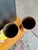Metal Antique Arts & Crafts Riveted Copper Trumpet Vases Pair Joseph Heinrichs Benedict Art Studio Attr. For Sale - Image 7 of 14