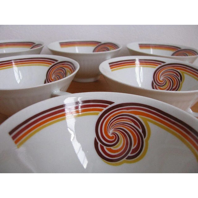 Mid-Century Modern Coffee Service from Bareuther Waldsassen Bavaria, 1970s, Set of 20 For Sale - Image 3 of 17