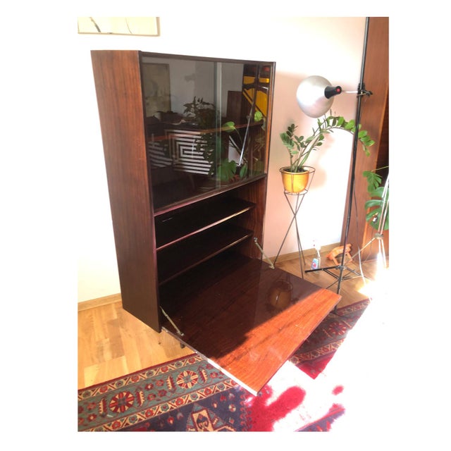 Polish Glasscase with a Bar, 1970 For Sale - Image 11 of 14