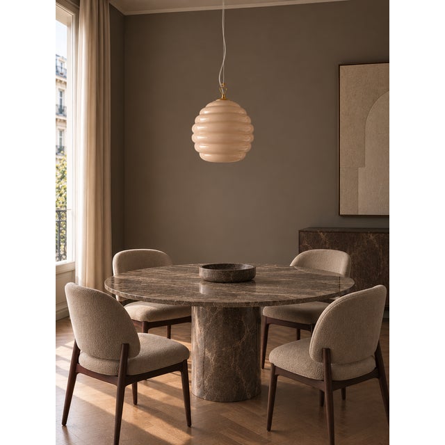 Dune 27 Murano Jacketed Glass Chandelier in Sand-Taupe Color, 2010s For Sale - Image 15 of 18