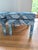 Lee Jofa Kelly Wearstler Edo Linen in Teal Parsons Ottomans - a Pair For Sale - Image 9 of 9
