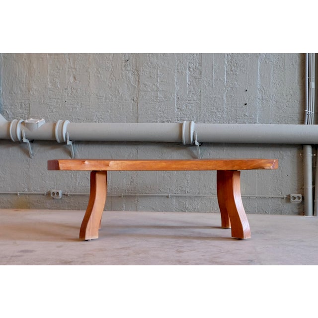 Brown Naturalistic Coffee Table from C. A. Beijbom, 1967 For Sale - Image 8 of 11