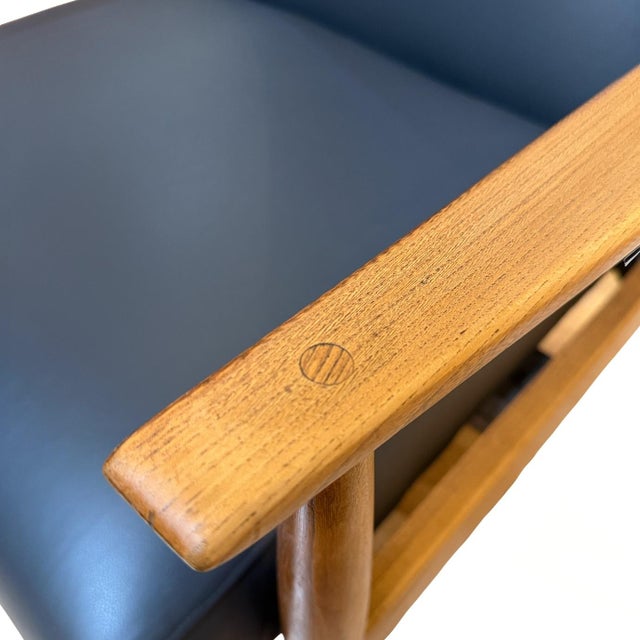 1960s Attributed to Milo Baughman Recliner 74 for Thayer Coggin With New Leather Upholstery For Sale - Image 16 of 17