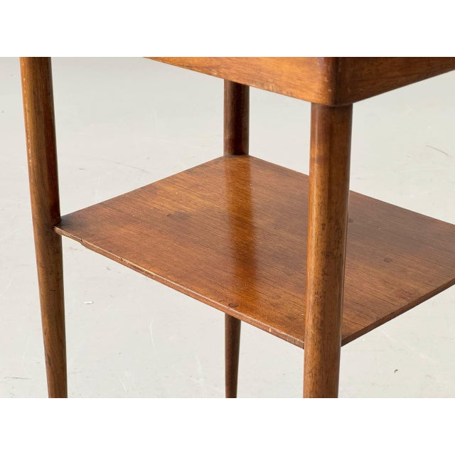 Mid-Century Side Table with Shelf in Teak, 1960s For Sale - Image 6 of 16