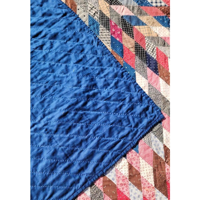 Folk Art 19thc Collide-Scope Star Quilt For Sale - Image 3 of 7