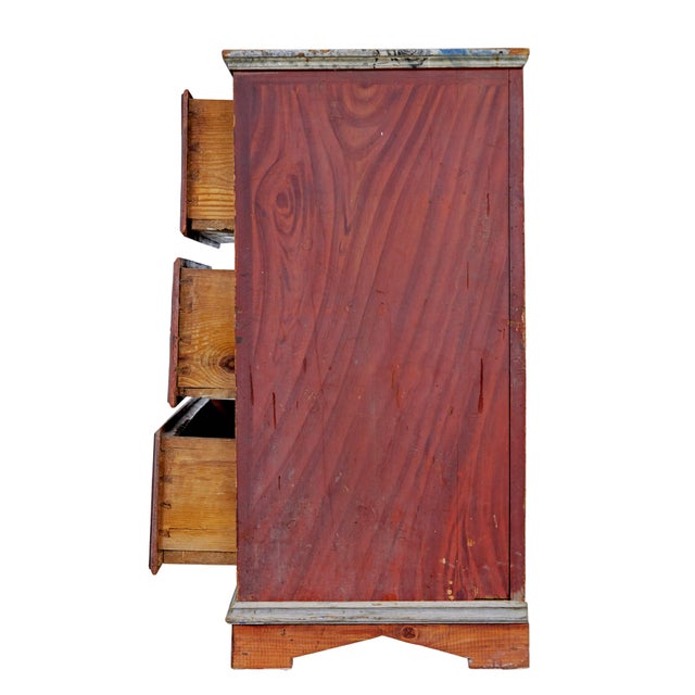 19th century hand painted swedish chest of drawers circa 1840. Good quality swedish commode, quite possibly from the...