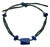 Lapis Lazuli Serpentine Tribal Gemstone Beaded Necklace Mid 20th Century For Sale