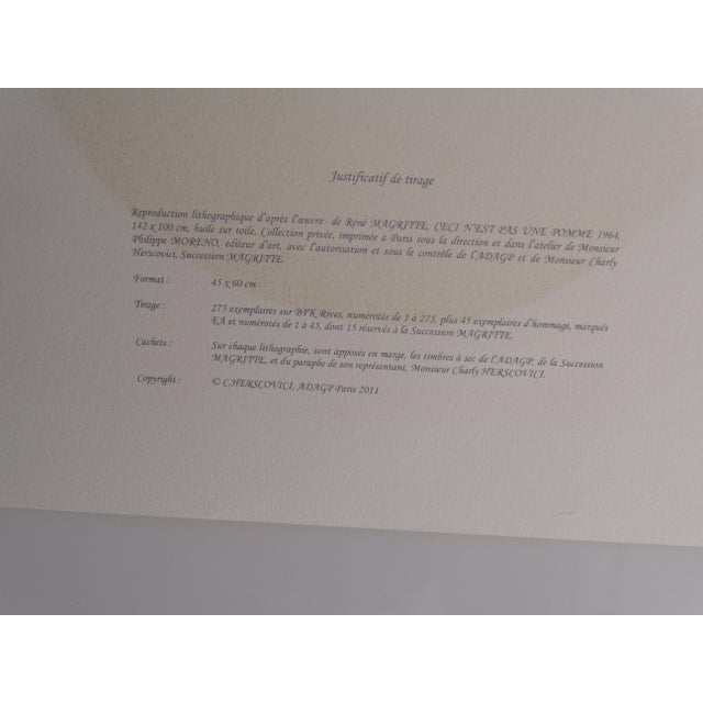 René Magritte, This is not an apple, 2010, Lithograph For Sale - Image 8 of 11