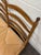 Vintage Country French Double Seat Ladder Back Rush Seat Bench Loveseat Settee For Sale - Image 9 of 16