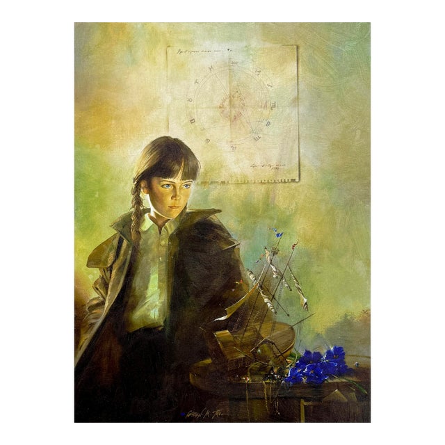 Michael Gorban, Tanya, Hand Signed Giclee on Canvas, Edition of 99, 27 X 20 In. For Sale