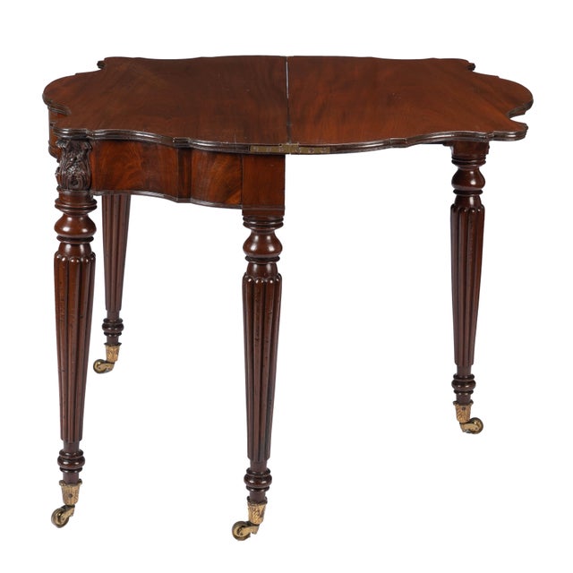 Federal Flip Top Mahogany Game Table Attributed to Samuel Field McIntire, 1810-15 For Sale - Image 10 of 18