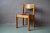 French Brutalist Chairs in Elm and Straw from Maison Regain, 1970s For Sale - Image 14 of 14