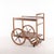 Wooden Serving Cart in Oak, 1970s For Sale - Image 6 of 15