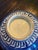 Royal Blue Japanese 19th Century Blue and White Katagami Porcelain Scalloped Bowl For Sale - Image 8 of 12