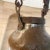 Antique Hand-Hammered Copper Vessel With Brass Chain, 19th Century For Sale - Image 4 of 12