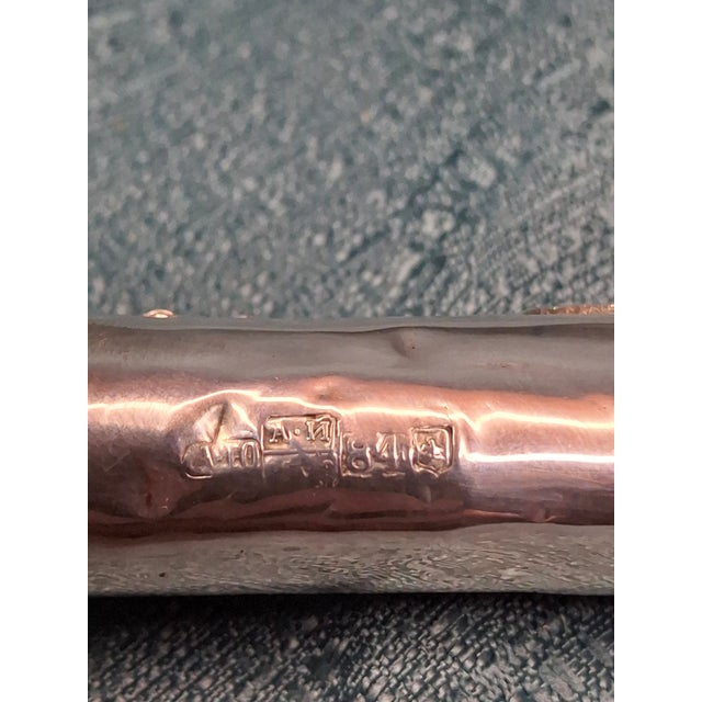 Rare Antique 19th C. 84 Silver Torah Pointer Yad With Besamim Spice Holder Moscow For Sale - Image 15 of 18