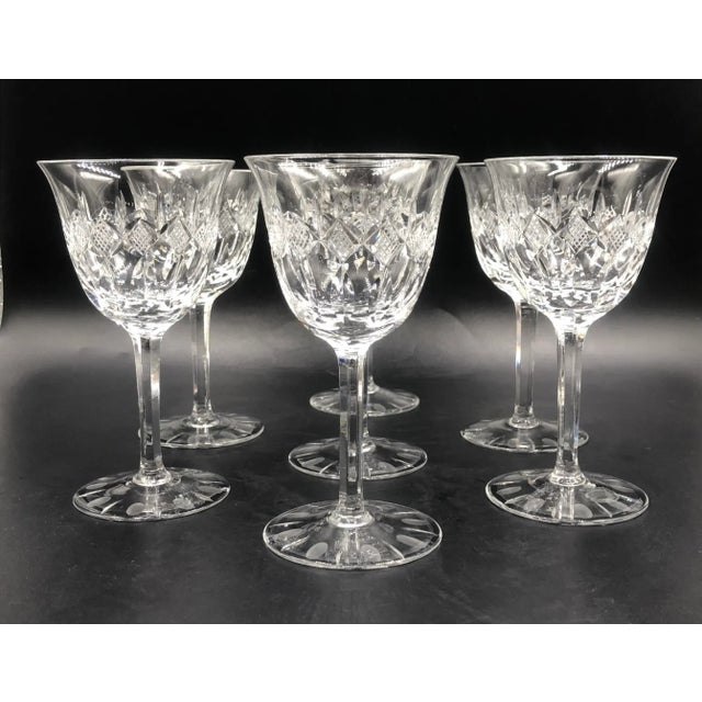 Mid-Century Lady Patricia Port Glasses in Hand-Blown Crystal from Waterford, Set of 7 For Sale - Image 12 of 12