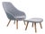 Set of A Lounge AAL 92 Lounge Chair with Ottoman For Sale