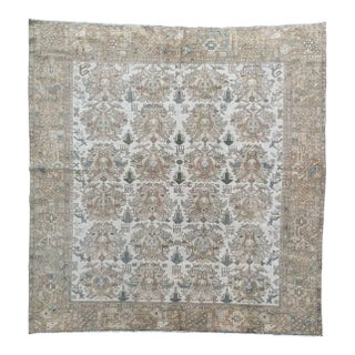 1960s Old Persian Karajeh Area Rug 7x7 For Sale