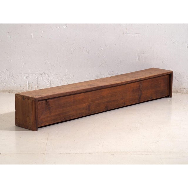 Low Antique Qing Dynasty Pine Gansu Sideboard For Sale - Image 11 of 12