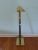Metal Brass Cobra Floor Lamp Postmodern Z Lamp For Sale - Image 7 of 9