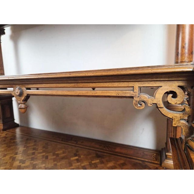 19th Century Neo-Renaissance Three-Tiered Sideboard For Sale - Image 10 of 16