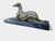 Art Deco Bronze Greyhound Sculpture from F. Galcera, 1920s For Sale - Image 11 of 13