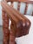 Early 20th Century Pair of Spanish Slatted Barrel Back Hand Carved Chairs For Sale - Image 13 of 18