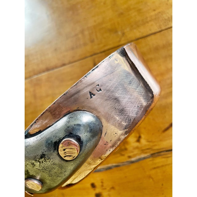 Antique Gaillard Copper Splayed Pot For Sale - Image 9 of 10