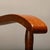 Set of Rustic Armchair and Stool in Stained Oak and Rush, 1950s For Sale - Image 10 of 18