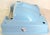 1965 Vintage Unused "Standard" Regency Blue Vitreous China Rectangle Drop-in Sink For Sale - Image 15 of 15