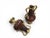 French Turned Red Marble Vases with Gilt Bronze Mounts, 1800, Set of 2 For Sale - Image 10 of 11